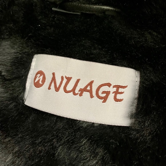 Nuage leather winter coat with fur inside - Picture 8 of 14